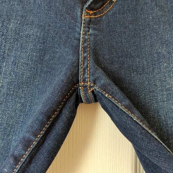 Banana Republic Classic Dark Wash Mid Rise Boot Cut Jeans Size 27/4 - Picture 12 of 14